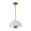 Pendul Elstead metal, sticla, auriu, opal, E14 - ELS-STARING-3P-DG-OPAL