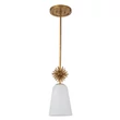 Pendul Elstead metal, sticla, auriu, opal, E27 - ELS-STARING-MP-DG-OPAL
