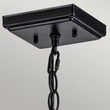 Pendul Elstead metal, sticla, negru, bronz, gri, albastru, E27 - ELS-TF-ALDERLEY-P
