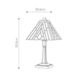 Veioza Elstead metal, sticla, negru, bronz, gri, albastru, E14 - ELS-TF-ALDERLEY-TL-M