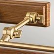 Iluminat tablou Elstead metal, lemn, bronz, maro, E14 - ELS-WINCHFIELD-PLL-AB-OAK