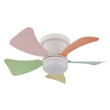 Ventilator Globo HINES metal, plastic, alb, multicolor, LED, 10W, 3000-6500K, 750Lm - 03609B