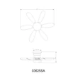 Ventilator Globo DELORES metal, plastic, , alb, nisipiu, LED, 5W, 40-350lm, 2700K-6500K - 03625SA