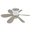 Ventilator Globo DELORES metal, plastic, , alb, nisipiu, LED, 5W, 40-350lm, 2700K-6500K - 03625SA
