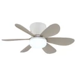Ventilator Globo DELORES metal, plastic, , alb, nisipiu, LED, 5W, 40-350lm, 2700K-6500K - 03625SA