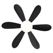 Ventilator Globo DELORES metal, plastic, negru, alb, LED, 5W, 40-350lm, 2700K-6500K - 03625S