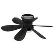 Ventilator Globo DELORES metal, plastic, negru, alb, LED, 5W, 40-350lm, 2700K-6500K - 03625S