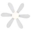 Ventilator Globo DELORES metal, plastic,  alb, LED, 5W, 40-350lm, 2700K-6500K - 03625W
