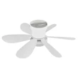 Ventilator Globo DELORES metal, plastic,  alb, LED, 5W, 40-350lm, 2700K-6500K - 03625W