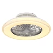 Corp iluminat cu ventilator Globo CORUSSO metal, plastic, akrill, alb, LED, 3000K - 6500K, 40W, 2500lm - 03654