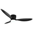 Ventilator Globo ARMANDO metal, acril, negru, alb, LED, 22W, 2700-6500K, 1440 Lm - 03666S
