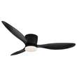 Ventilator Globo ARMANDO metal, acril, negru, alb, LED, 22W, 2700-6500K, 1440 Lm - 03666S