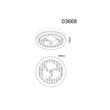 Ventilator Globo TREVINO metal, plastic, negru, maro, LED, 36W, 1800lm, 2700K-6000K - 03668
