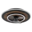 Ventilator Globo TREVINO metal, plastic, negru, maro, LED, 36W, 1800lm, 2700K-6000K - 03668
