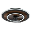 Ventilator Globo TREVINO metal, plastic, negru, maro, LED, 36W, 1800lm, 2700K-6000K - 03668