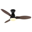 Ventilator Globo GALE metal, acril, maro, negru, alb, LED, 22W, 3000-6000K, 1897 Lm - 03671B