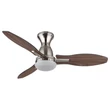 Ventilator Globo GALE metal, acril, nichel, maro, alb, LED, 22W, 3000-6000K, 1897 Lm - 03671N