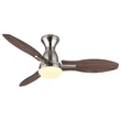 Ventilator Globo GALE metal, acril, nichel, maro, alb, LED, 22W, 3000-6000K, 1897 Lm - 03671N