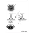 Ventilator Globo LIDEA metal, plastic, negru, alb, LED, 20W, 1030lm, 3000K-6500K - 03680S