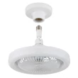 Ventilator Globo LIDEA metal, plastic, alb, LED, 20W, 1030lm, 3000K-6500K - 03680W