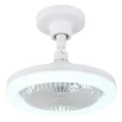 Ventilator Globo LIDEA metal, plastic, alb, LED, 20W, 1030lm, 3000K-6500K - 03680W