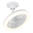 Ventilator Globo LIDEA metal, plastic, alb, LED, 20W, 1030lm, 3000K-6500K - 03680W