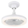 Ventilator Globo LIDEA metal, plastic, alb, LED, 20W, 1030lm, 3000K-6500K - 03680W