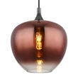 Pendul Globo MAXY metal, sticla, negru, alama, E27 - 15548H1G