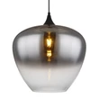 Pendul Globo MAXY metal, sticla, negru, fumuriu, E27 - 15548H2