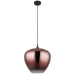 Pendul Globo MAXY metal, sticla, negru, alama, E27 - 15548H2G