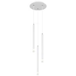Pendul Globo RYAN metal, plastic, alb, transparent, G9 - 15629W-3