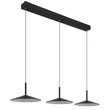Pendul Globo LAMPONE metal, acril, negru, alb, LED, 24W, 4000K, 1100Lm - 15635S-3