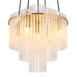 Pendul Globo GORLEY metal, sticla, auriu, transparent, E14 - 15698H2M