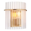 Aplica de perete Globo GORLEY metal, sticla, auriu, transparent, E27 - 15698WM