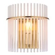 Aplica de perete Globo GORLEY metal, sticla, auriu, transparent, E27 - 15698WM