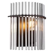 Aplica de perete Globo GORLEY metal, sticla, negru, fumuriu, E27 - 15698W