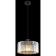 Pendul Globo JORDANA metal, acril, negru, transparent, E27 - 15742H