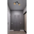 Spot Globo MIKA metal, acril, negru, auriu, E14 - 15759-2