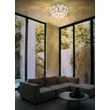 Plafoniera Globo VIRINA metal, cristal, crom, transparent, G9, 7W - 16047DC