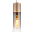 Pendul Globo ANNIKA metal, sticla, cappuccino, fumuriu, E27 - 21000HCA