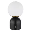 Veioza Globo JULSY metal, acril, negru, alb, LED, 2700K-6500K, 2.5W, 189lm - 21006S