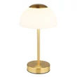 Veioza Globo SARIMA metal, sticla, alama, alb, LED, 2.5W, 2700-4000-6500K, 150Lm - 21014M