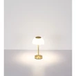 Veioza Globo SARIMA metal, sticla, alama, alb, LED, 2.5W, 2700-4000-6500K, 150Lm - 21014M