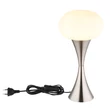 Veioza Globo LULA metal, sticla, nichel, opal, E14 - 21027N