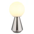 Veioza decor Globo SORA metal, acril, nichel, alb, LED, 1.5W, 3000-4500-6500K, 140 Lm - 21029N