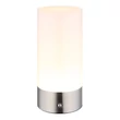 Veioza decor Globo LEX metal, acril, nichel, alb, RGB-LED, 1.8W, 2900K, 100 Lm - 21040RGB