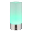 Veioza decor Globo LEX metal, acril, nichel, alb, RGB-LED, 1.8W, 2900K, 100 Lm - 21040RGB