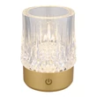 Veioza decor Globo LIZZY plastic, auriu, transparent, LED, 1W, 3000K, 95 Lm - 21044