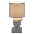 Veioza Globo HERMES ceramic, textil, gri, E14 - 21732G