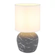 Veioza Globo MARBLE ceramic, gri,alb, E14 - 21739G